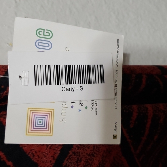 NWT LuLaRoe Carly Dress, Size S - Picture 4 of 9